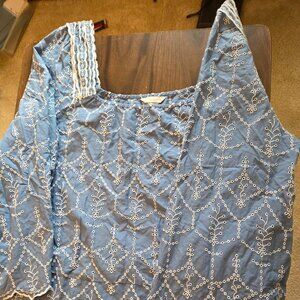 Charming baby doll frilly top by Caslon